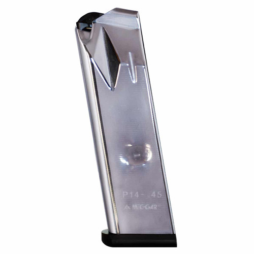 Mec-Gar Magazine Para Ordnance P14 45 ACP 10-Round Steel Nickel