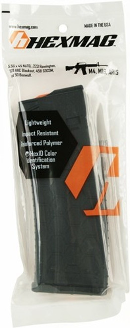 30RD BLACK POLYMER SERIES 2HEXMAG MAGAZINE AR-15 5.56X45 - Image 1
