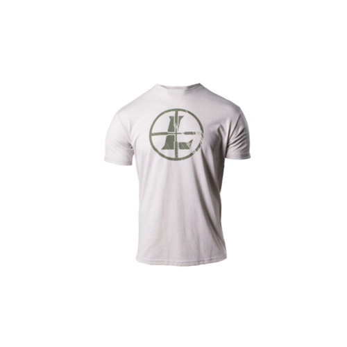 Leupold Men's Distressed Reticle Short Sleeve Crew Neck T Shirt Sand 2XL