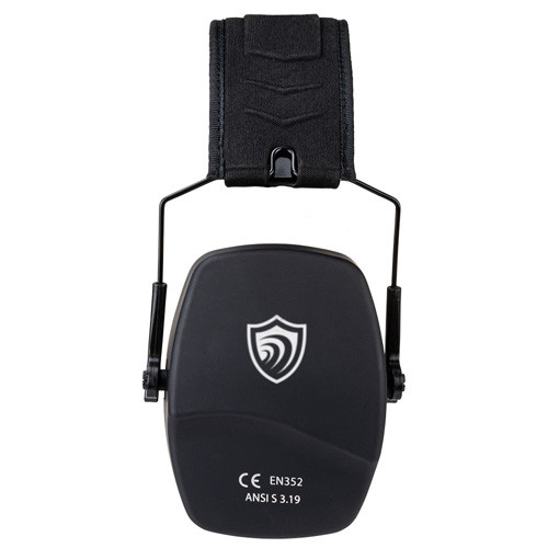 Otis Technology EarShield Ranger Passive Earmuff, Black, 26dB NRR