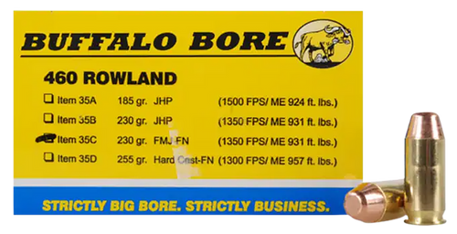 Buffalo Bore 460 Rowland Ammo 230 Grain Full Metal Jacket Box of 20