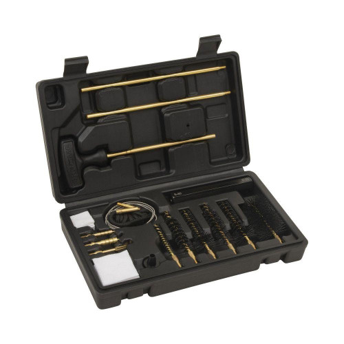 Allen Krome Modern Sporting Rifle Cleaning Kit .22, .223, .30, .308 Cal., 17 Pieces, Black