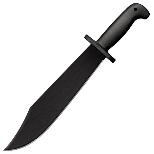 Cold Steel Black Bear Bowie Machete 12" 65MN Black Blade Polypropylene Handle Black