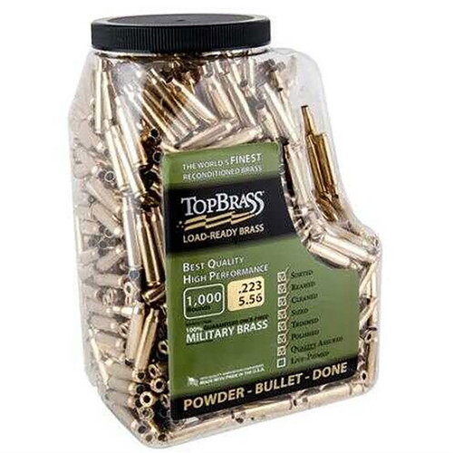 Top Brass 5.56 NATO Brass 1000 Count