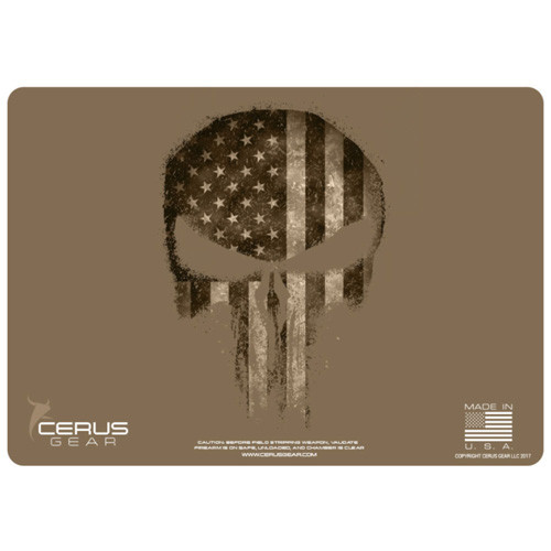 Cerus Gear Reaper Handgun Cleaning Mat 12" x 17" Coyote Tan