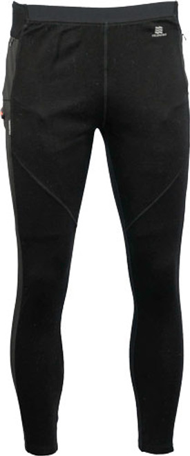 HEATED PANTS BLACK X-LARGE!MOBILE WARMING MEN'S MERINO - Image 1