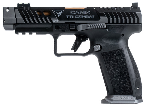 Canik TTI Combat 9mm 4.6" 10+1 Interchangeable Backstrap Colored