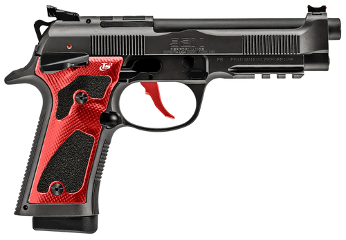 Beretta USA Performance Carry 9mm 4.90" 18+1 Black/Red Textured Colored