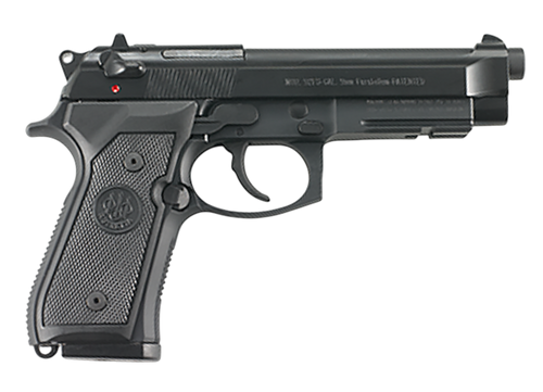 Beretta USA 92FS 9mm 4.90" 10+1 Black Textured Colored