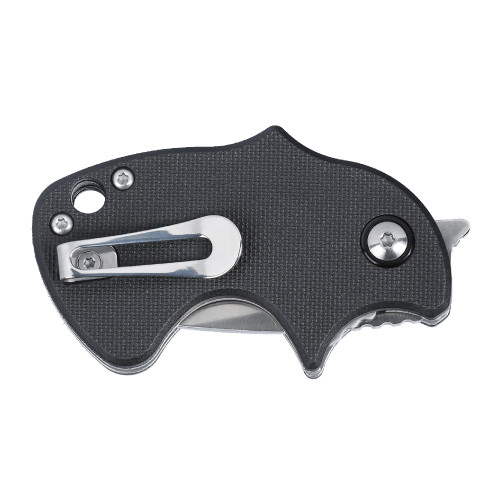 Columbia River Knife & Tool Orca Pocket Knife 1.79" Plain Edge D2 Steel Blade Black