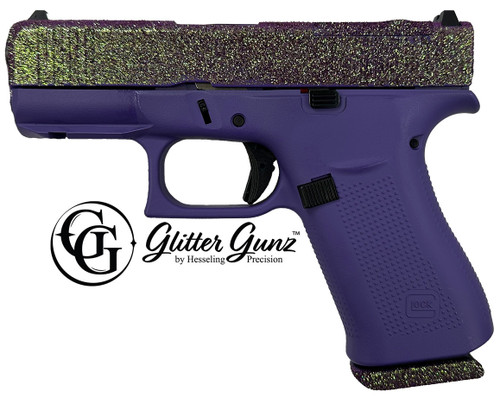 GLOCK 43X MOS 9MM 3.41 GLITTER GUNZ JOKER