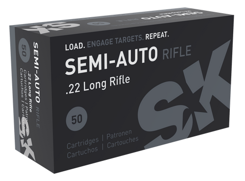 SKB Sports Semi-Auto Rifle .22 LR Ammunition 40 Grain LRN 50 Rounds SKB Sports Semi-Auto Rifle .22 LR Ammunition 40 Grain LRN 50 Rounds