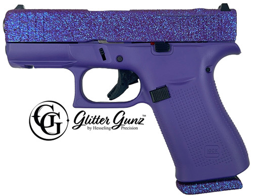 GLOCK 43X MOS 9MM GLITTER GUNZ VOODOO