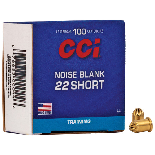 CCI Noise Blanks 22 Short Blank Ammo Box of 100