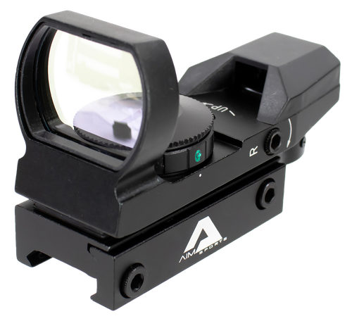 Aim Sports RT403 Reflex Sight 1x34mm Red/Green Multi-Reticle Matte Black