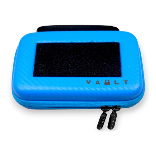 Vault Nano Case 7x4.5x2 Inches Blue Carbon Fiber