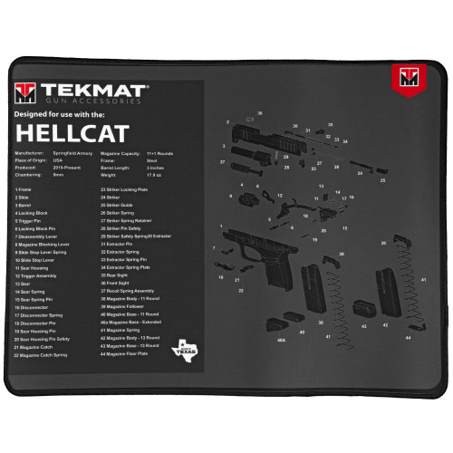 Tekmat Ultra Pistol Mat Hellcat