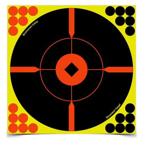 Birchwood Casey Shoot-N-C 8" Crosshair Bullseye Target 50PK