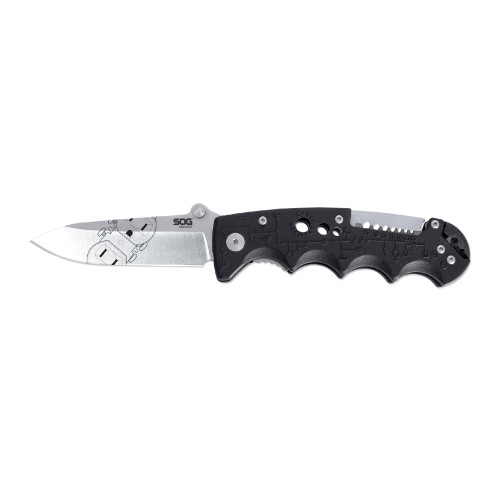 Sog Kilowatt Pocket Knife 3.4" Black