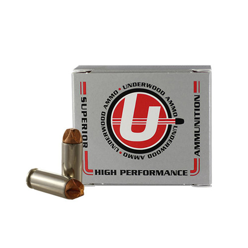Underwood Xtreme Defender 10mm Auto Ammo 115 Grain Lehigh Xtreme Defense Fluted Lead Free Box of 20