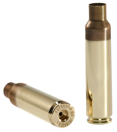 Peterson Cartridge 33 Nosler Brass Box of 50
