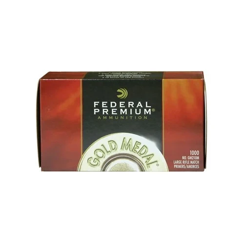 Federal Premium Gold Medal 210M Large Rifle Match Primers Box of 1000
