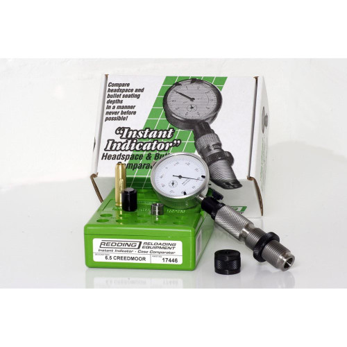 Redding Instant Indicator Headspace and Bullet Comparator with Dial Indicator 6.5 PRC