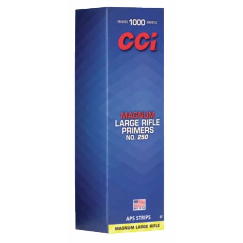 CCI 250 Large Rifle Magnum Primers Box of 1000