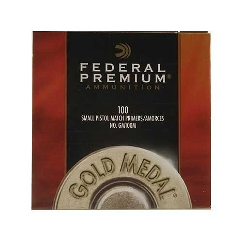 Federal Premium Gold Medal Small Pistol Primers Box of 1000