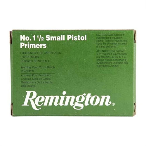 Remington 1-1/2 Small Pistol Primers Box of 1000