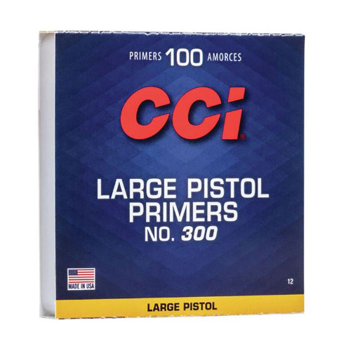 CCI 300 Large Pistol Primers Box of 1000