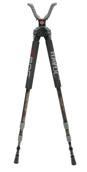 BOG Havoc Shooting Stick Bipod 20-40 Inch Camo