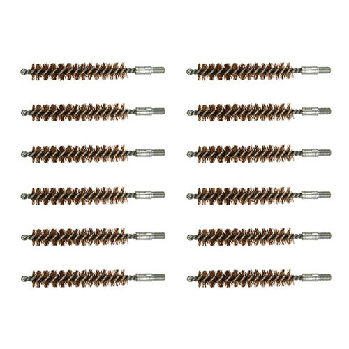 Brownells Double-Tuff Bronze Rifle Brush .375 Caliber 12 Pack