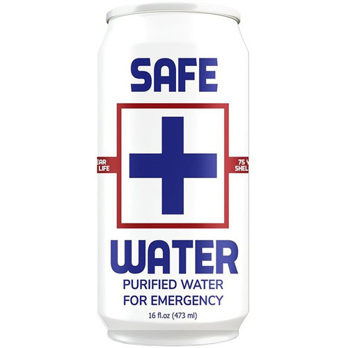 DNK Marketing Safe Water 16oz Ultra-Pure Emergency Drinking Water - Pallet of 72 Cases
