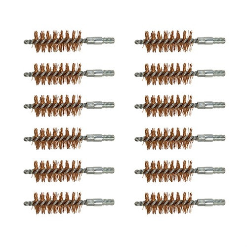 Brownells Double-Tuff Bronze Pistol Brush 50 Caliber 12-Pack