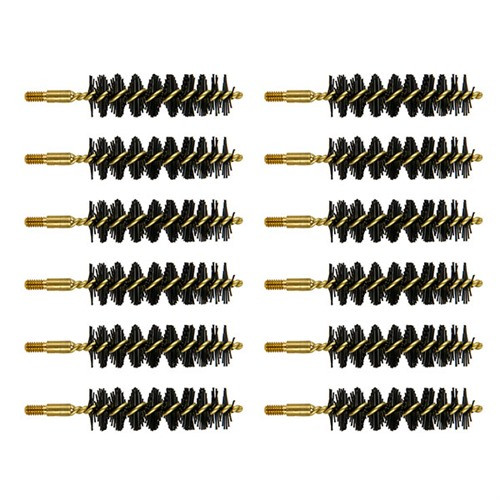 Brownells Heavy Weight Nylon Bore Brush .58 Caliber Muzzleloader 12 Pack