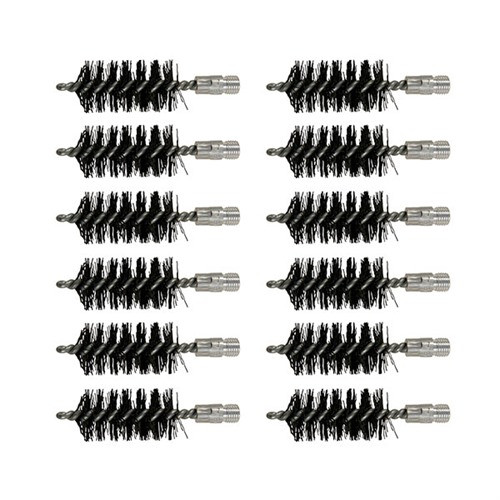 Brownells Standard Line Nylon 12 Gauge Shotgun Bore Brushes 12 Pack
