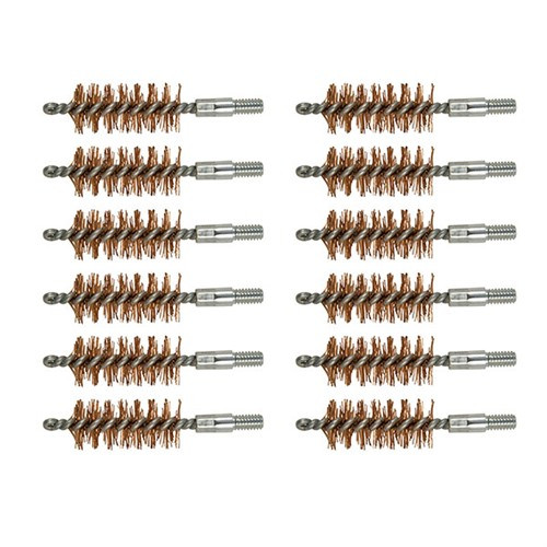Brownells Double-Tuff Bronze Pistol Brush .475 Caliber 12-Pack