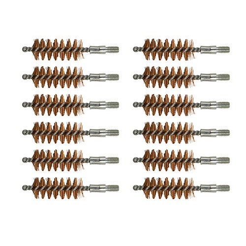 Brownells Standard Line Bronze Pistol Brush .475 Caliber 12-Pack