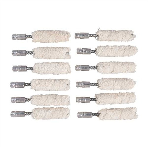 Brownells Cotton Bore Mop .410 Bore 12 Pack