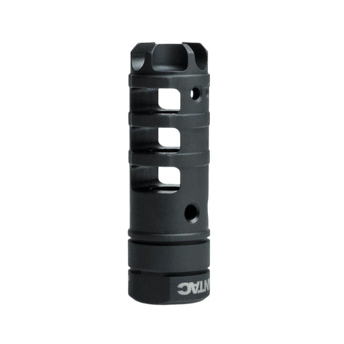 Lantac Dragon Muzzle Brake 9mm Luger 2.66" 1/2x28 Thread with Dead Air Xeno Mount