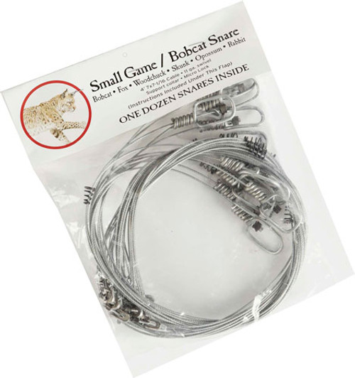 SMALL GAME BAG OF 12DUKE TRAPS #3 SNARE TRAP - Image 1