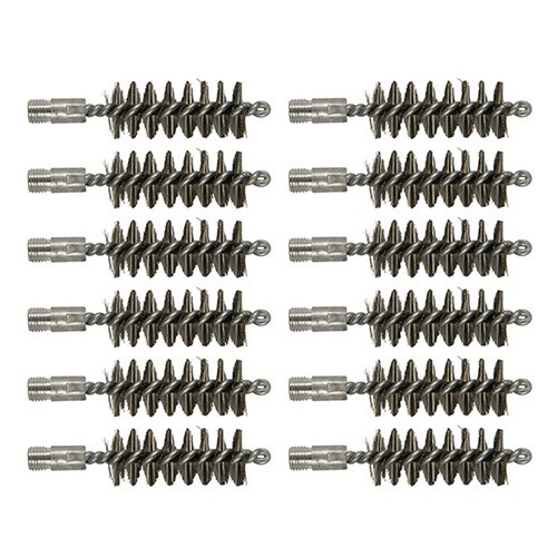 Brownells Standard Line 20 Gauge Shotgun Bore Brush Stainless Steel 12 Pack