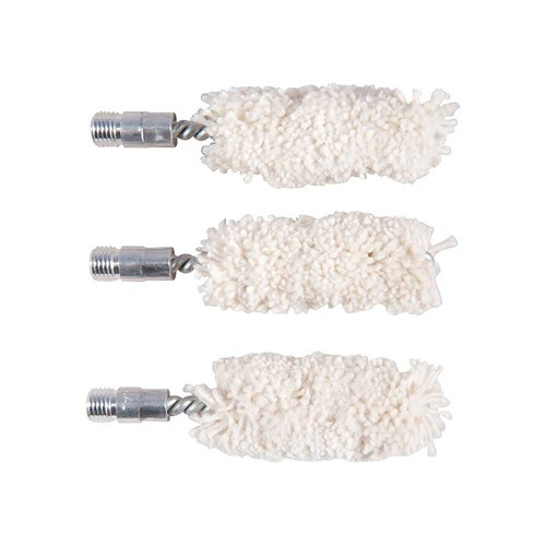 Brownells Cotton Bore Mop 20 Gauge 3 Pack