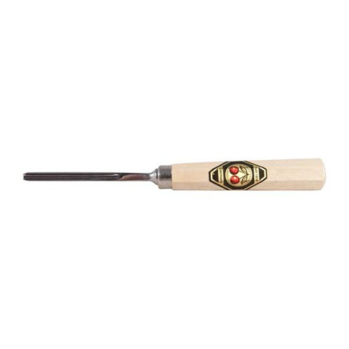 Brownells Two Cherries Straight Gouge with Wood Handle 4mm