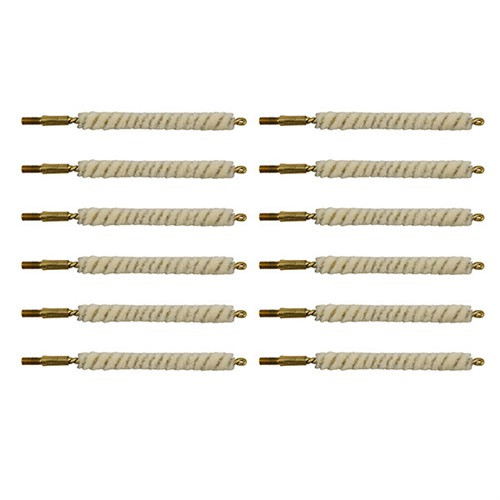 Brownells Wool Bore Mop 17 Caliber 12 Pack