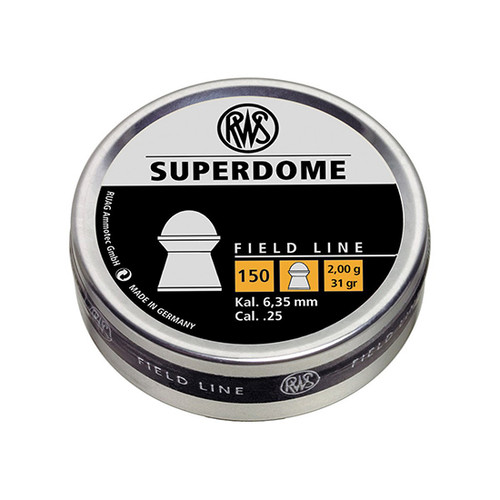 RWS Superdome .25 Caliber Air Gun Pellets Field Line