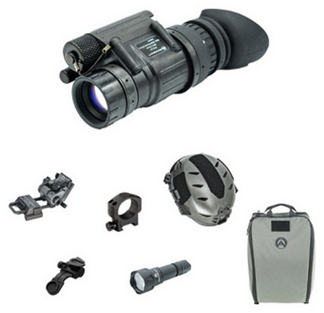 Armasight PVS-14 Gen 3 Pinnacle Night Vision Monocular with Helmet Kit