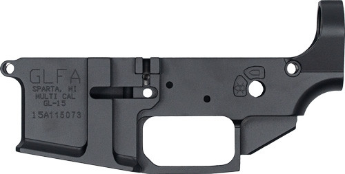 Great Lakes Firearms & Ammo GLFA AR-15 Stripped Lower Receiver Multi-Cal Black