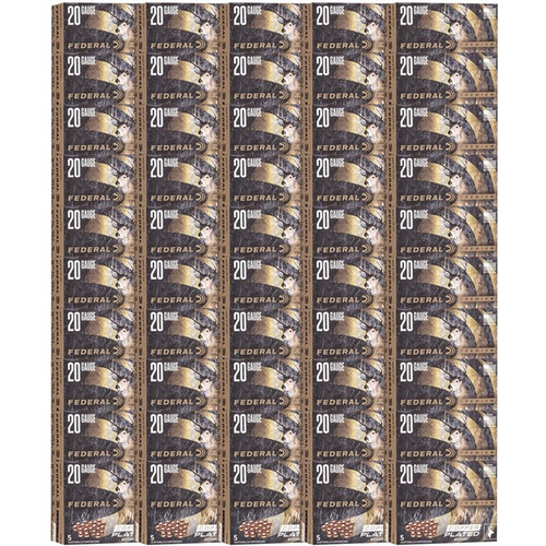 Federal Premium 20 Gauge 2-3/4" #3 Buck Buckshot Box of 5